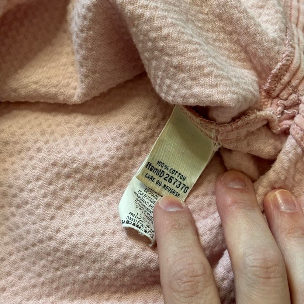 LL Bean Pink Corduroy Shirt Jacket Womens Medium Pet M 267370 Preppy Workwear - Picture 3 of 6